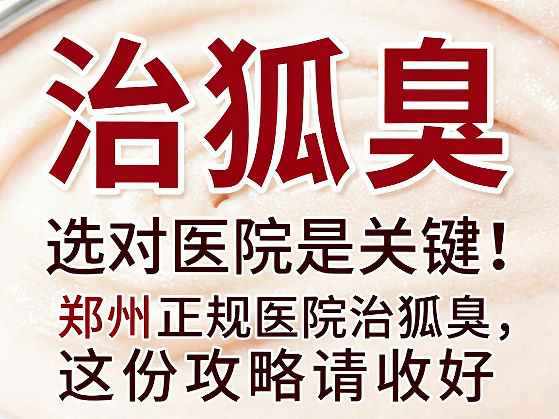 治狐臭,选对医院是关键!郑州正规医院治狐臭,这份攻略请收好 治狐臭,选对医院是关键!郑州正规医院治狐臭,这份攻略请收好