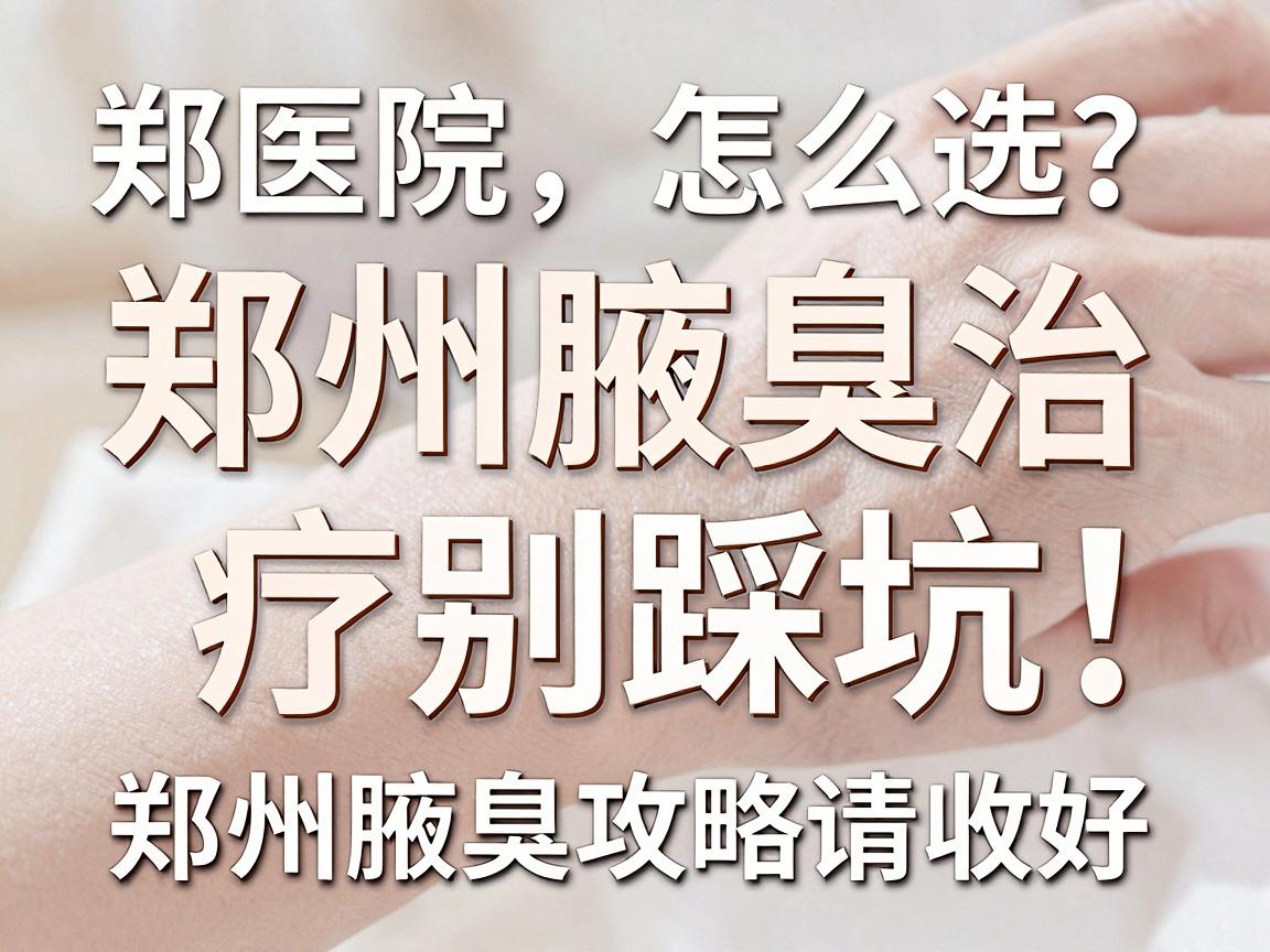 郑州腋臭医院怎么选?郑州腋臭治疗别踩坑,这份郑州腋臭攻略请收好 郑州腋臭医院怎么选?郑州腋臭治疗别踩坑,这份郑州腋臭攻略请收好