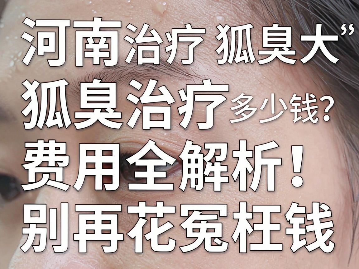 河南治疗狐臭大概要多少钱?狐臭治疗费用全解析,别再花冤枉钱 河南治疗狐臭大概要多少钱?狐臭治疗费用全解析,别再花冤枉钱