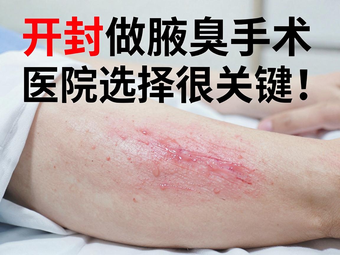开封做腋臭手术,医院选择很关键!开封腋臭医院怎么挑?这份指南请收好 开封做腋臭手术,医院选择很关键!开封腋臭医院怎么挑?这份指南请收好