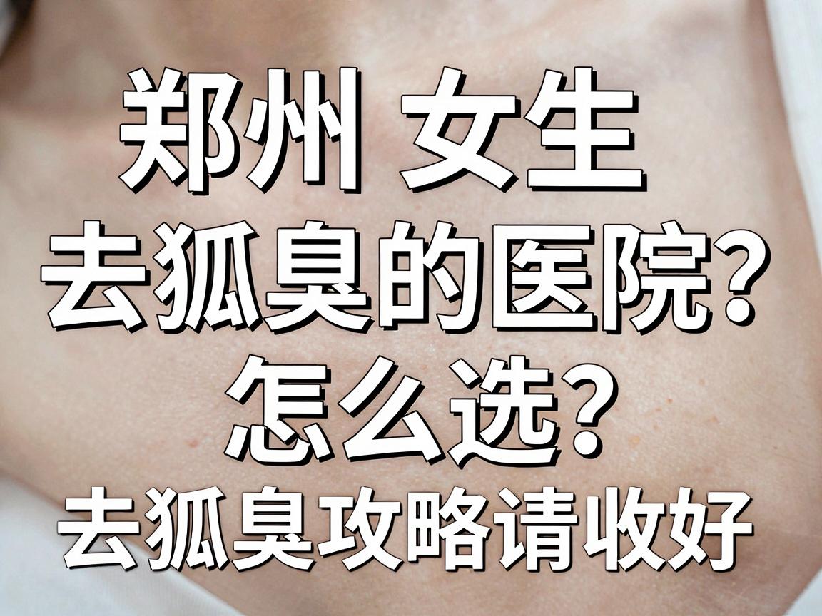 郑州女生去狐臭的医院怎么选?这份去狐臭攻略请收好 郑州女生去狐臭的医院怎么选?这份去狐臭攻略请收好