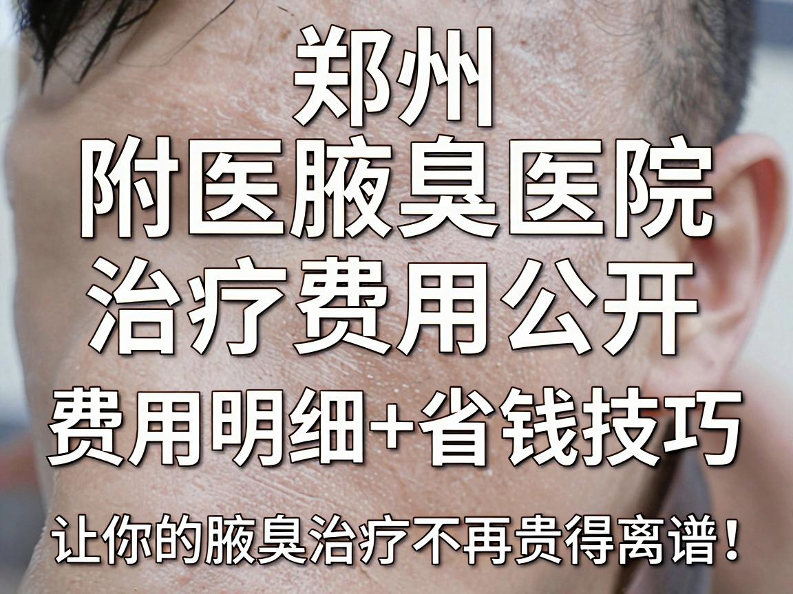 郑州附医腋臭医院治疗费用公开,费用明细+省钱技巧,让你的腋臭治疗不再贵得离谱! 郑州附医腋臭医院治疗费用公开,费用明细+省钱技巧,让你的腋臭治疗不再贵得离谱!