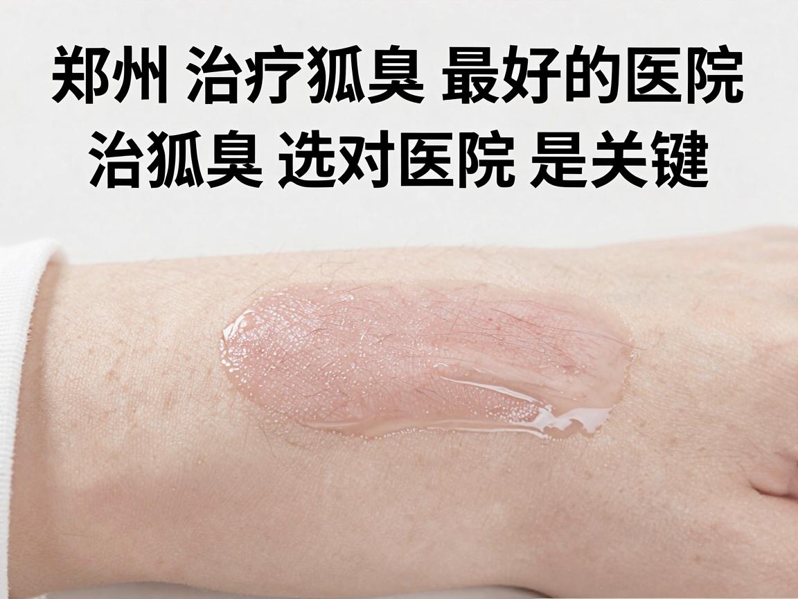 郑州治疗狐臭最好的医院，治狐臭选对医院是关键