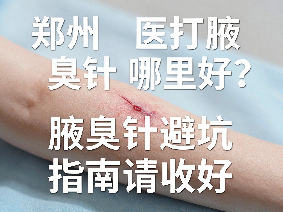 郑州打腋臭针哪里好？这份腋臭针避坑指南请收好
