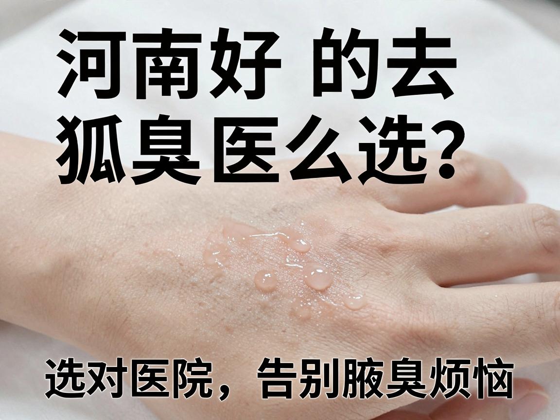 河南好的去狐臭医院怎么选？选对医院，告别腋臭烦恼