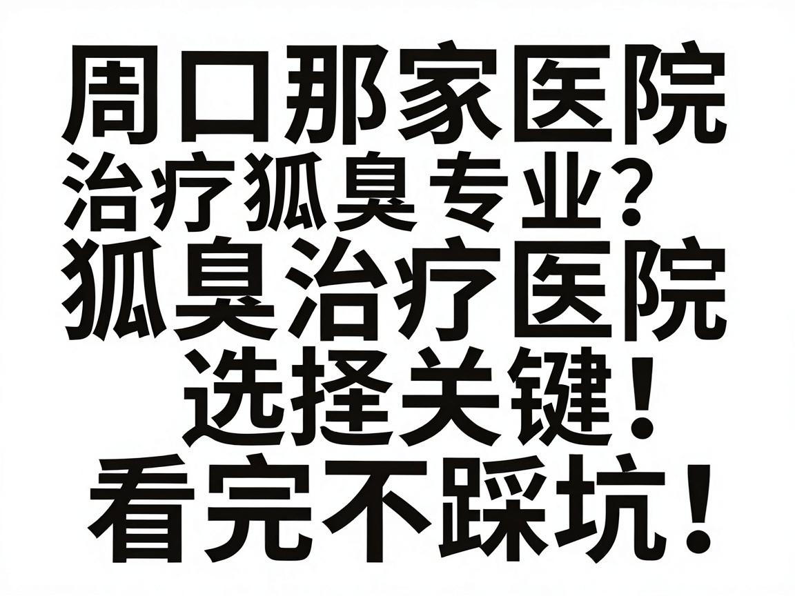 周口那家医院治疗狐臭专业?深度拆解狐臭治疗医院选择关键,看完不踩坑 周口那家医院治疗狐臭专业?深度拆解狐臭治疗医院选择关键,看完不踩坑