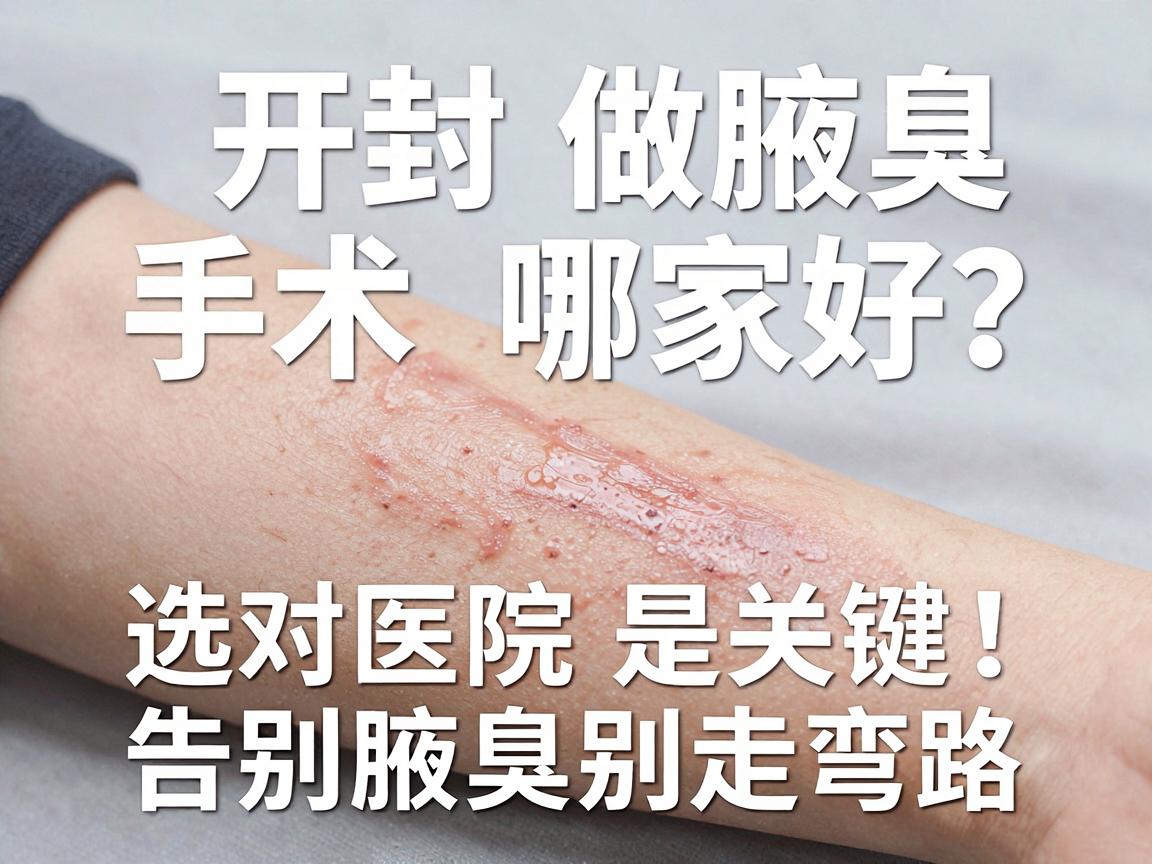 开封做腋臭手术哪家好?选对医院是关键,告别腋臭别走弯路 开封做腋臭手术哪家好?选对医院是关键,告别腋臭别走弯路