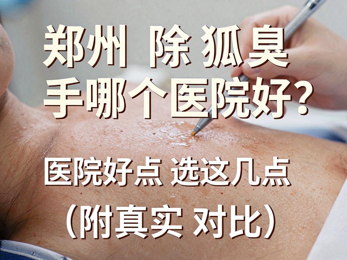 郑州除狐臭手术哪个医院好点?医院好点选择关键看这几点(附真实对比) 郑州除狐臭手术哪个医院好点?医院好点选择关键看这几点(附真实对比)