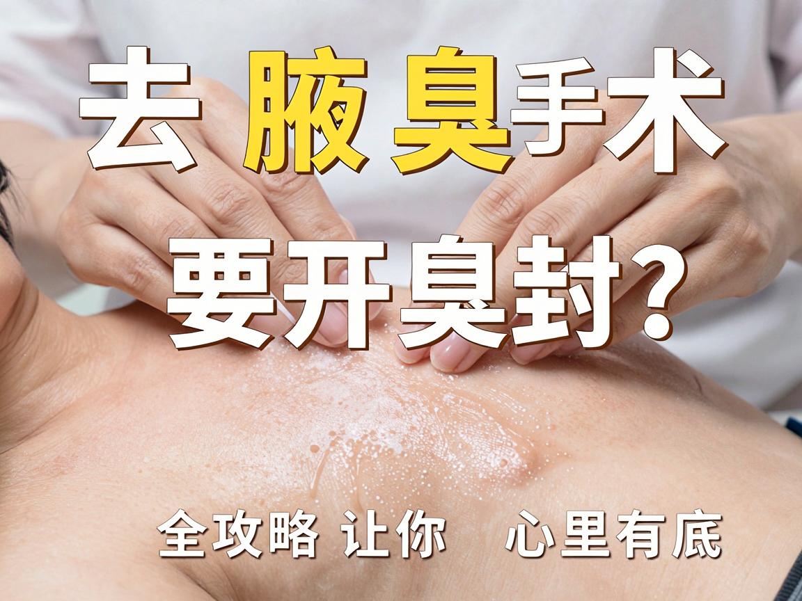 去腋臭手术要开封？别慌！这份去腋臭手术全攻略让你心里有底