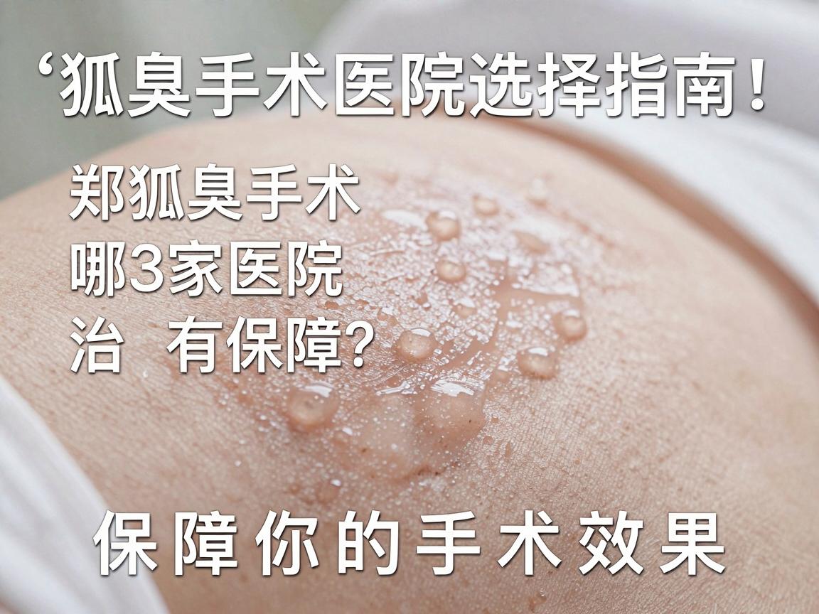 郑州狐臭手术哪家医院治有保障?狐臭手术医院选择指南,保障你的手术效果 郑州狐臭手术哪家医院治有保障?狐臭手术医院选择指南,保障你的手术效果