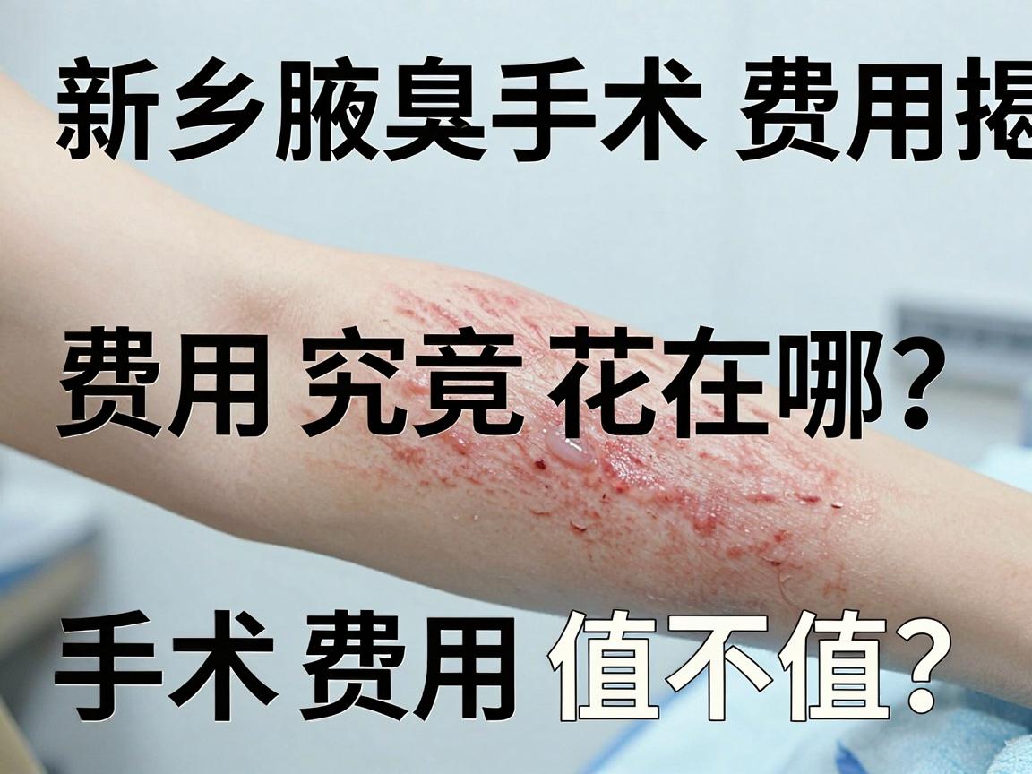 新乡腋臭手术费用大揭秘，费用究竟花在哪？手术费用值不值？