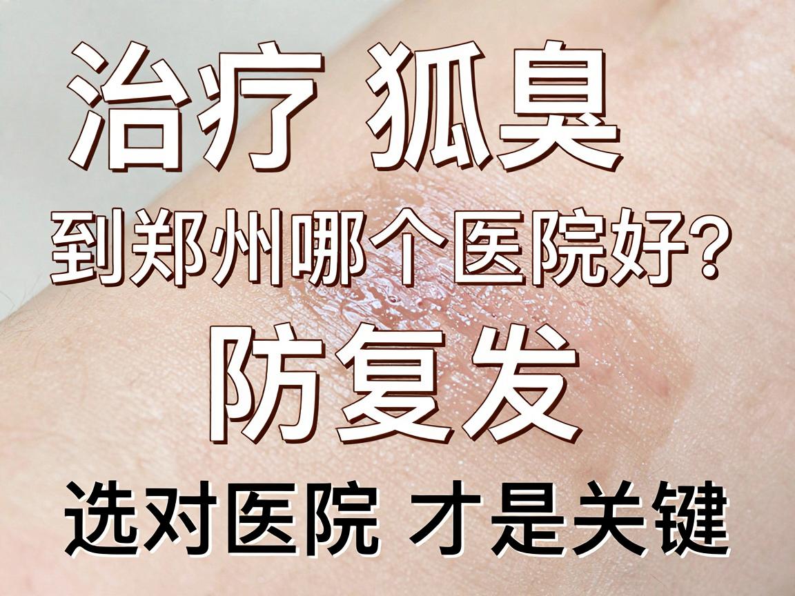 治疗狐臭到郑州哪个医院好？防复发、选对医院才是关键