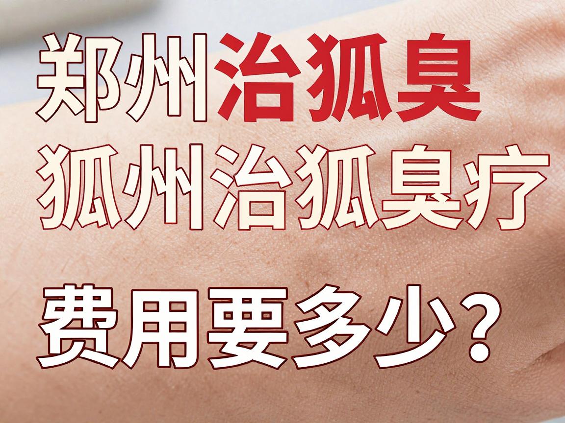 郑州治狐臭费用要多少？一文看懂狐臭治疗费用的真实账本