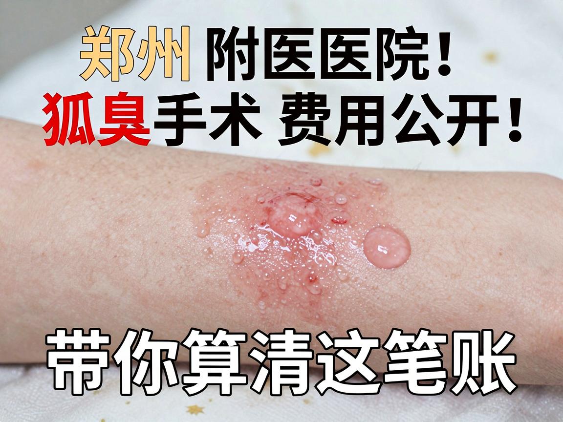 狐臭治疗费用别踩坑！郑州附医医院狐臭手术费用公开，带你算清这笔账