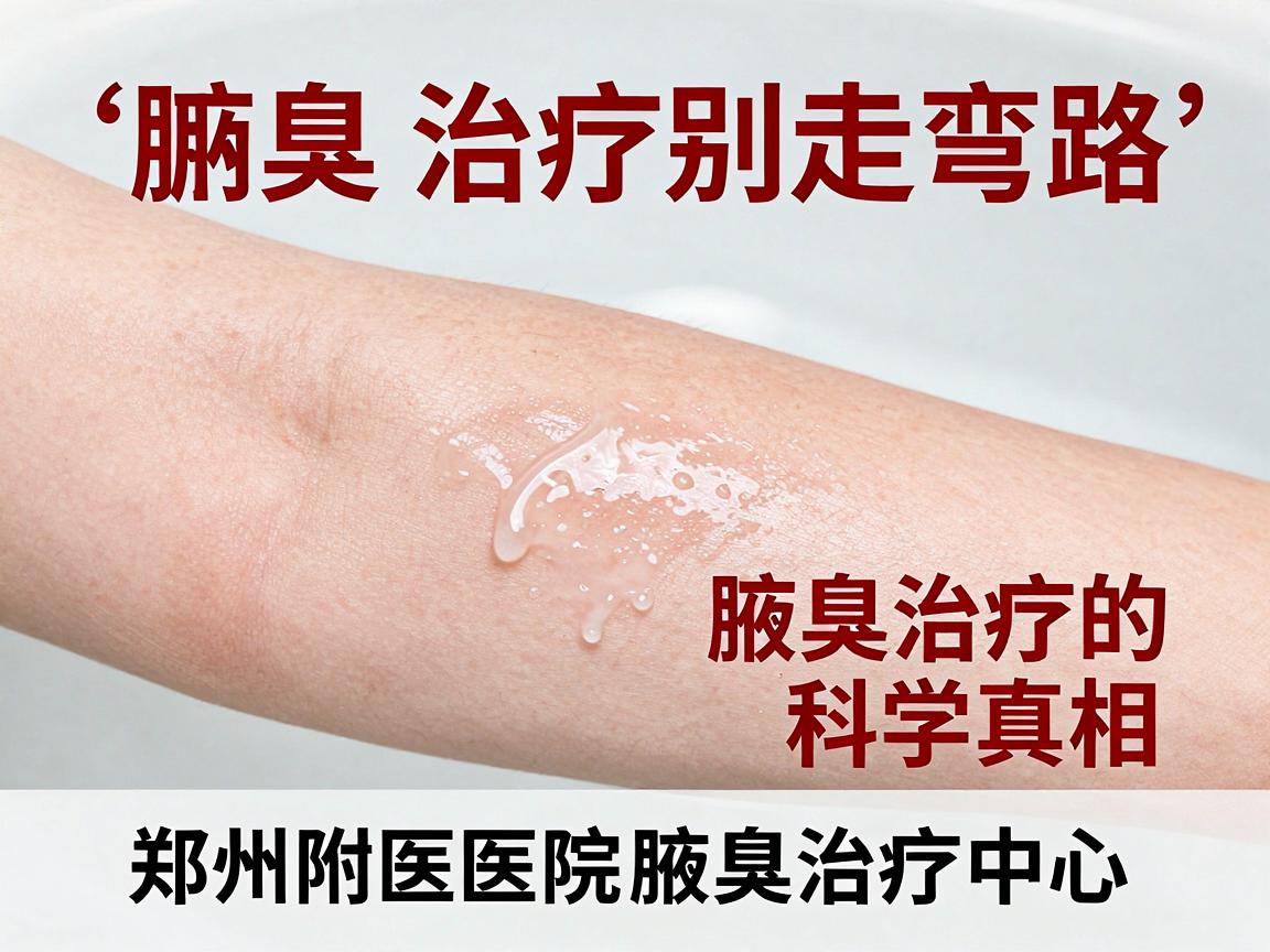 腋臭治疗别走弯路,郑州附医医院腋臭治疗中心,解析腋臭治疗的科学真相 腋臭治疗别走弯路,郑州附医医院腋臭治疗中心,解析腋臭治疗的科学真相