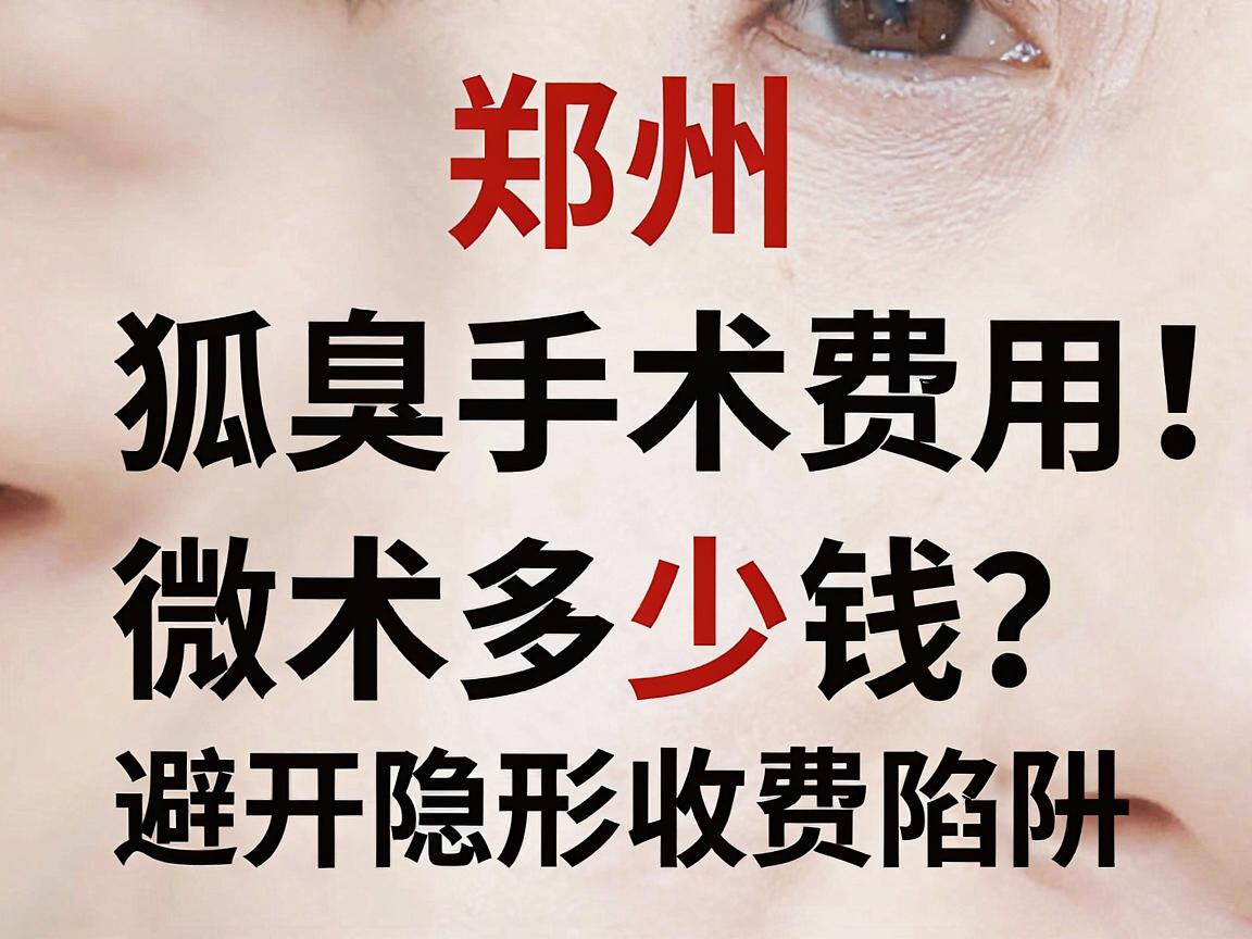 郑州狐臭微创手术多少钱?一文拆解狐臭手术费用,避开隐形收费陷阱 郑州狐臭微创手术多少钱?一文拆解狐臭手术费用,避开隐形收费陷阱