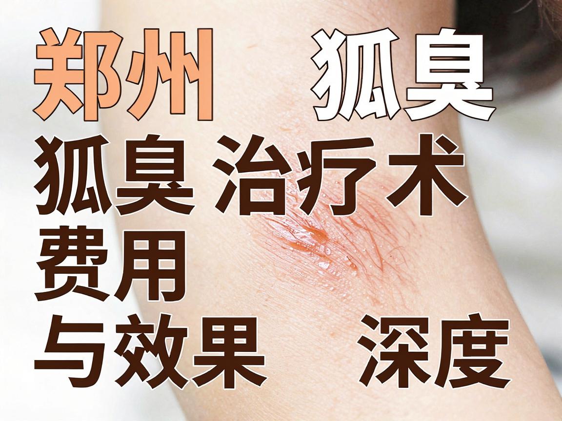 郑州狐臭手术价格大揭秘，狐臭治疗费用与效果深度对比