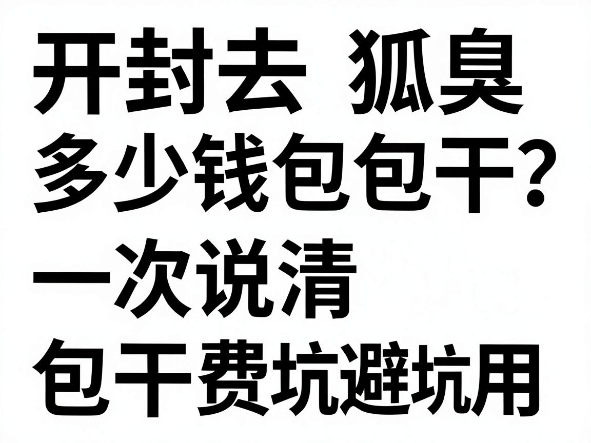 开封去狐臭多少钱包干?一次说清包干费用与避坑要点 开封去狐臭多少钱包干?一次说清包干费用与避坑要点