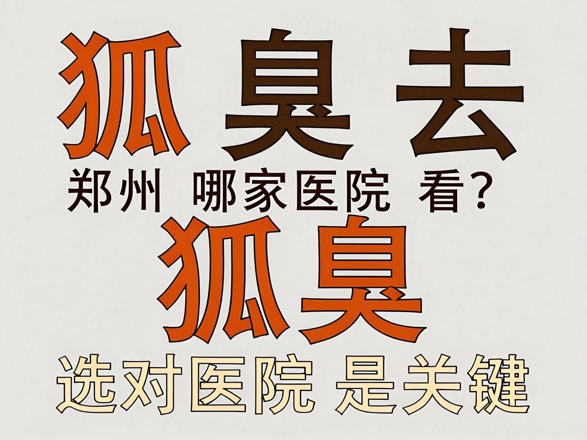 狐臭去郑州哪家医院看?专业医院看狐臭,选对医院是关键 狐臭去郑州哪家医院看?专业医院看狐臭,选对医院是关键