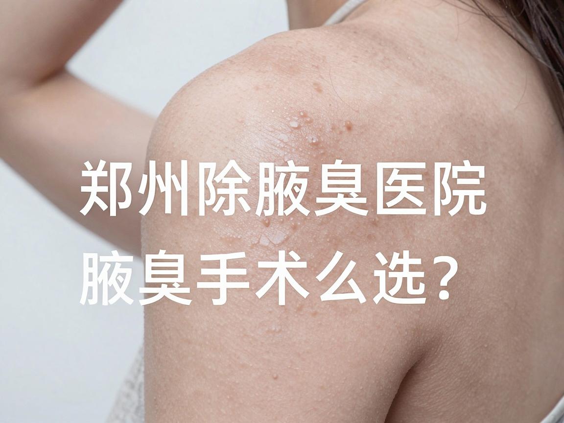腋臭手术怎么选?郑州除腋臭医院干货,从腋臭手术到腋臭手术的避坑指南 腋臭手术怎么选?郑州除腋臭医院干货,从腋臭手术到腋臭手术的避坑指南