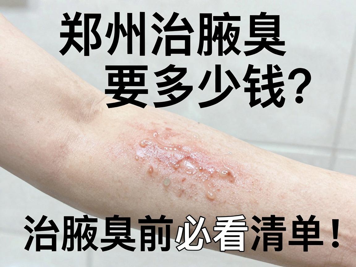 郑州治腋臭要多少钱?治腋臭真实费用曝光,治腋臭前必看清单 郑州治腋臭要多少钱?治腋臭真实费用曝光,治腋臭前必看清单