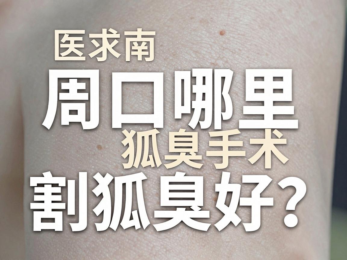 周口哪里割狐臭好?周口狐臭手术医院选择指南 周口哪里割狐臭好?周口狐臭手术医院选择指南