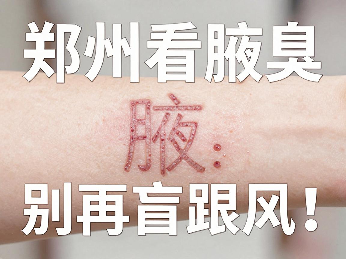 郑州看腋臭，别再盲目跟风！郑州附医腋臭医院深度解析去味关键