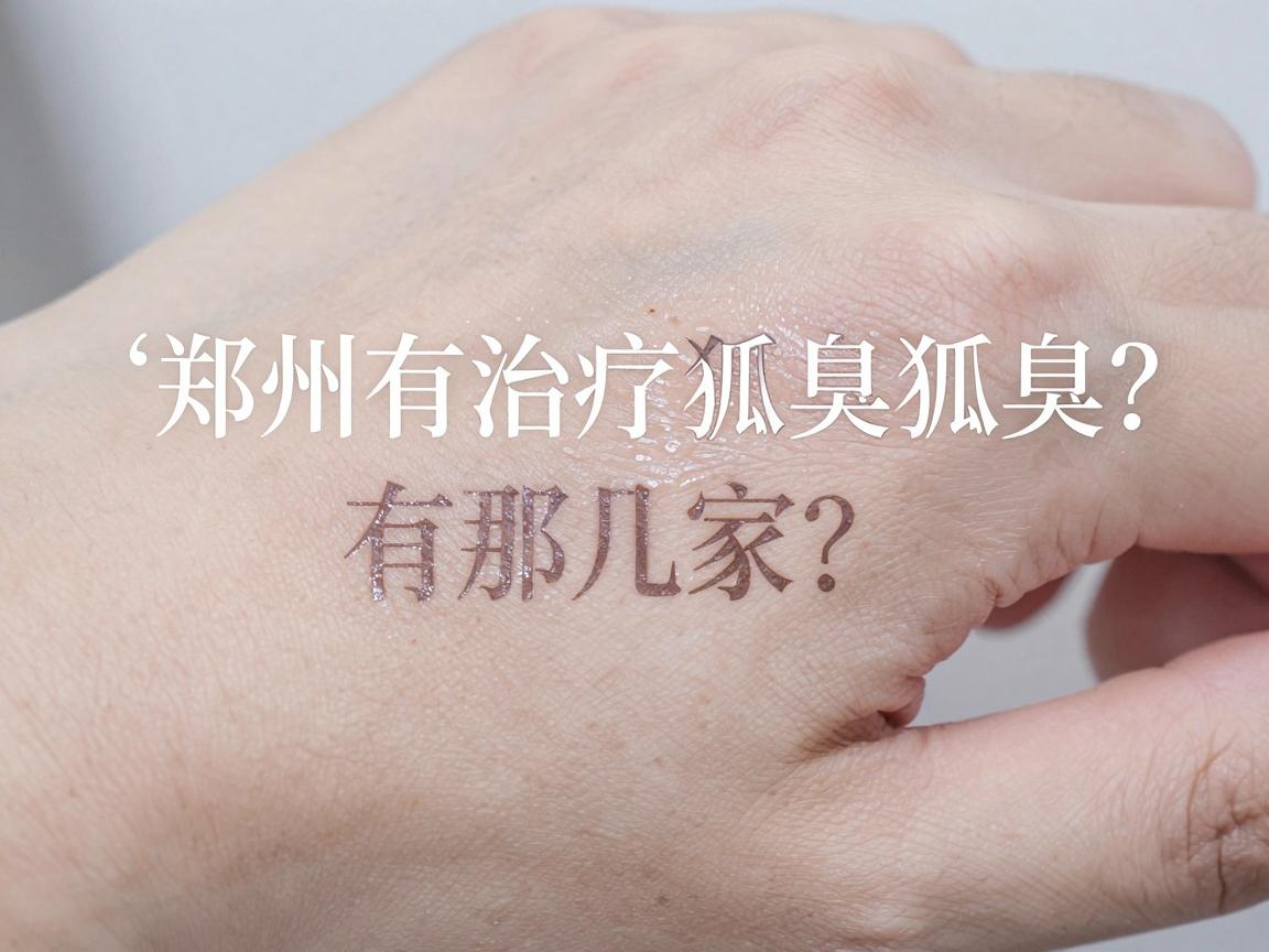 郑州有治疗狐臭的医院有那几家？这几家医院治狐臭到底怎么选？