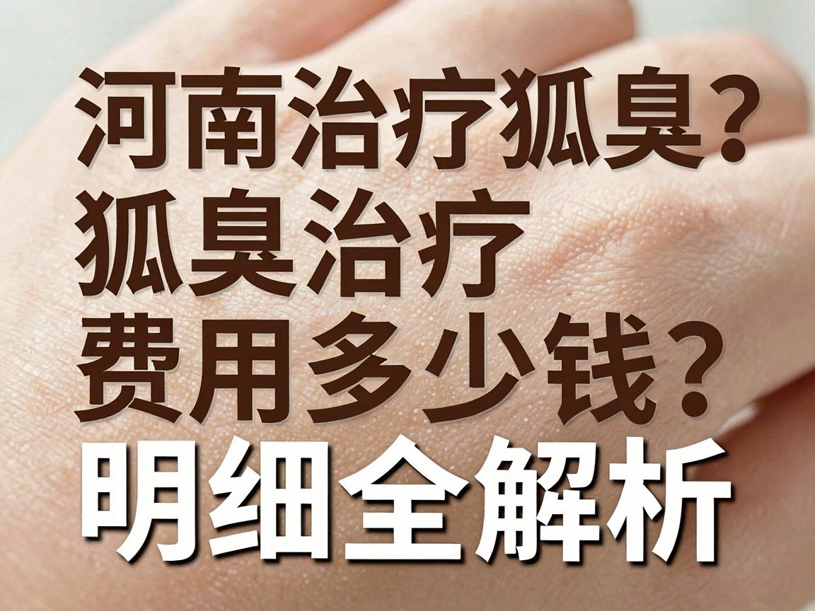 河南治疗狐臭多少钱?狐臭治疗费用明细全解析 河南治疗狐臭多少钱?狐臭治疗费用明细全解析