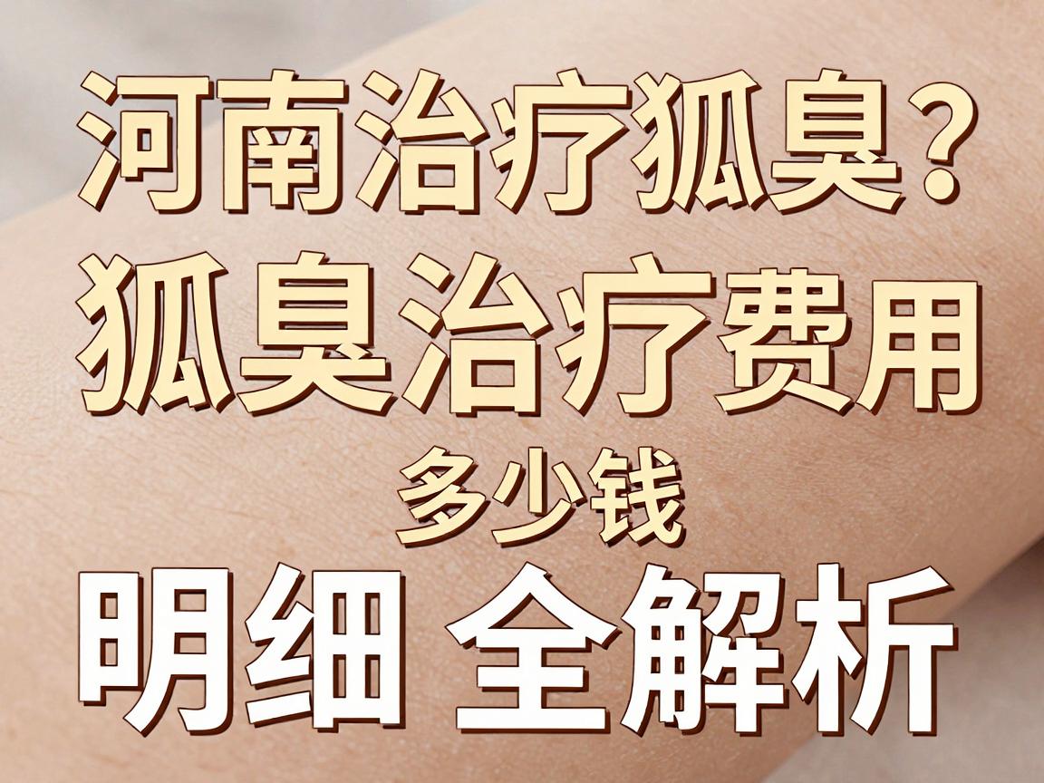河南治疗狐臭多少钱?狐臭治疗费用明细全解析 河南治疗狐臭多少钱?狐臭治疗费用明细全解析