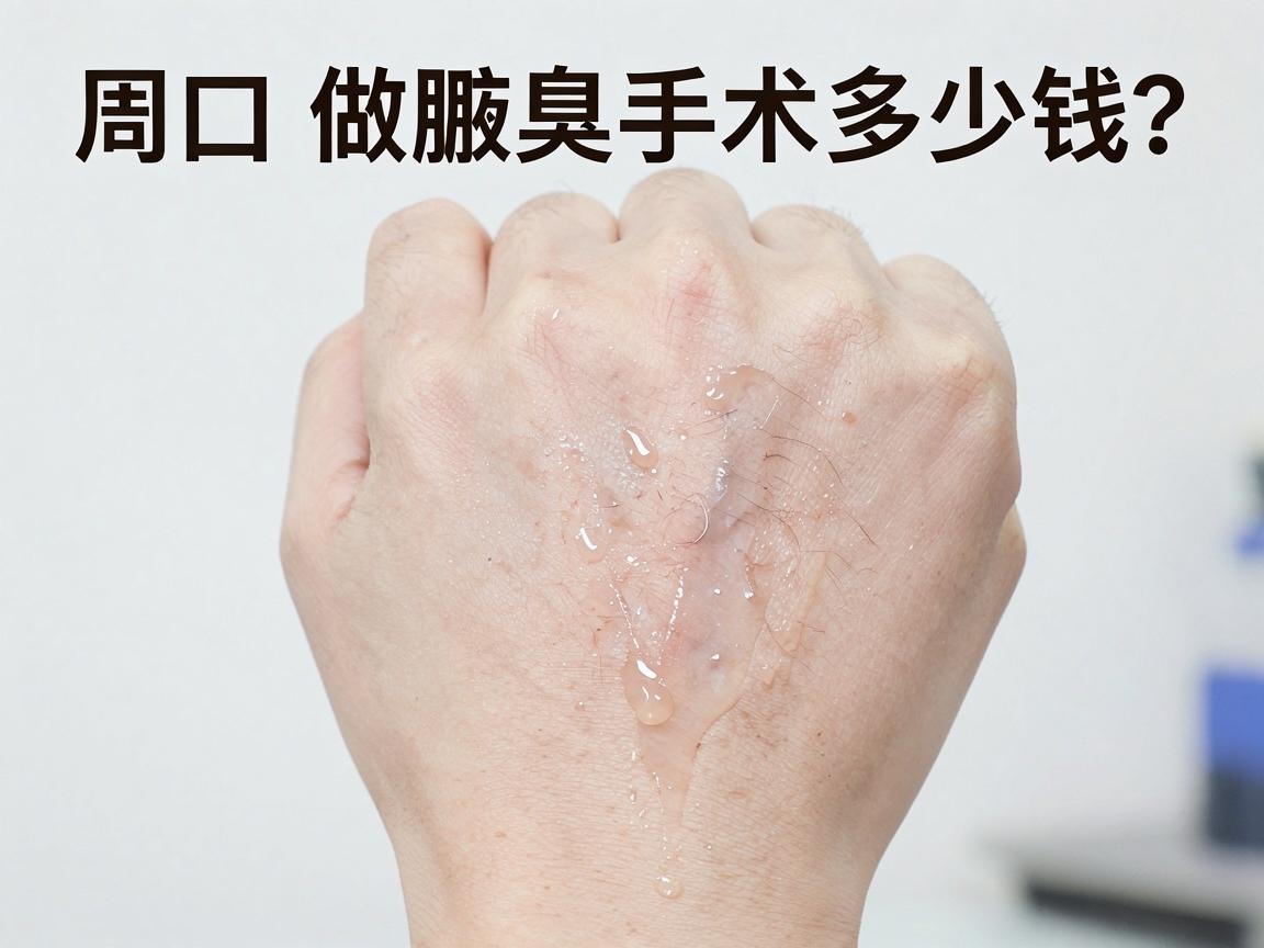 周口做腋臭手术多少钱？费用透明拆解，让你告别腋来腋去