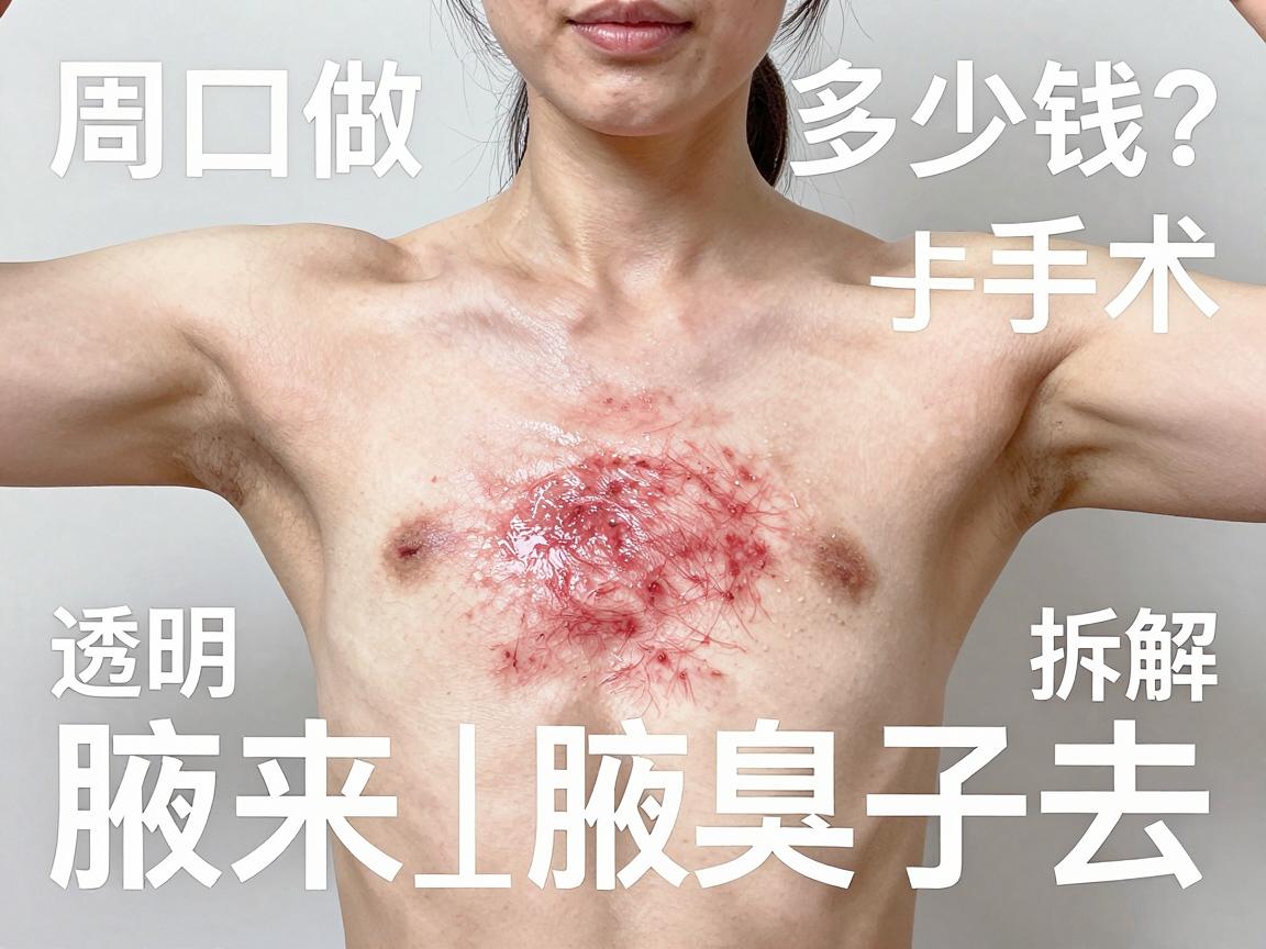 周口做腋臭手术多少钱？费用透明拆解，让你告别腋来腋去