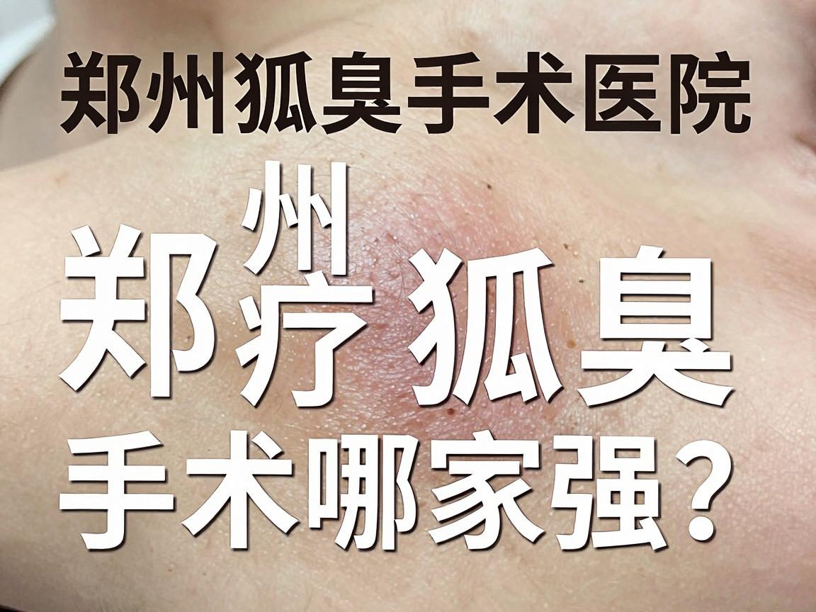 郑州治疗狐臭手术哪家强？专业解析郑州狐臭手术医院选择指南