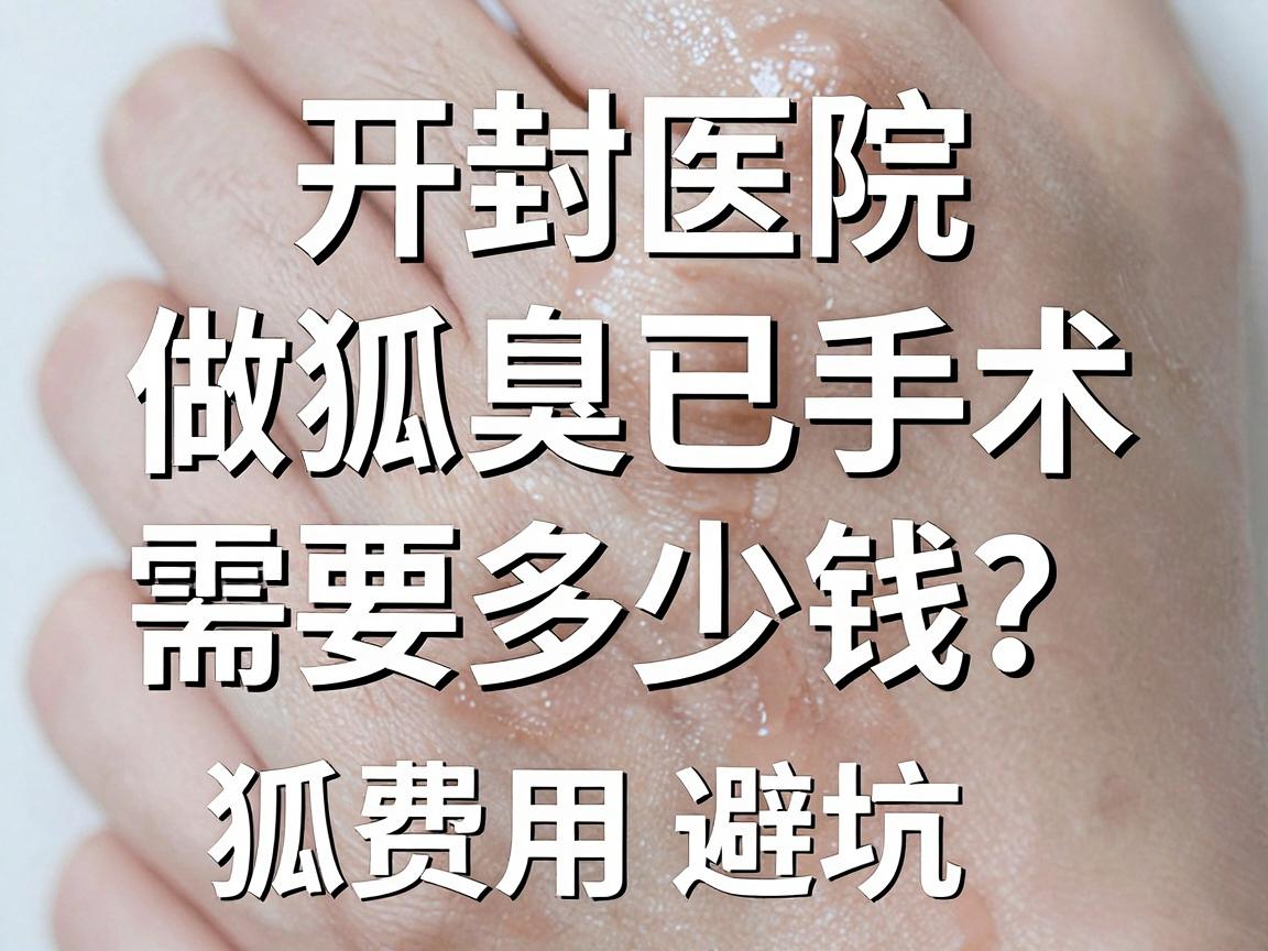 开封医院做狐臭手术需要多少钱?一文讲清狐臭手术费用构成与避坑指南 开封医院做狐臭手术需要多少钱?一文讲清狐臭手术费用构成与避坑指南