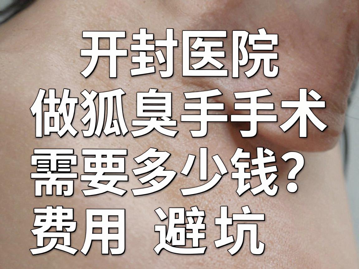 开封医院做狐臭手术需要多少钱?一文讲清狐臭手术费用构成与避坑指南 开封医院做狐臭手术需要多少钱?一文讲清狐臭手术费用构成与避坑指南