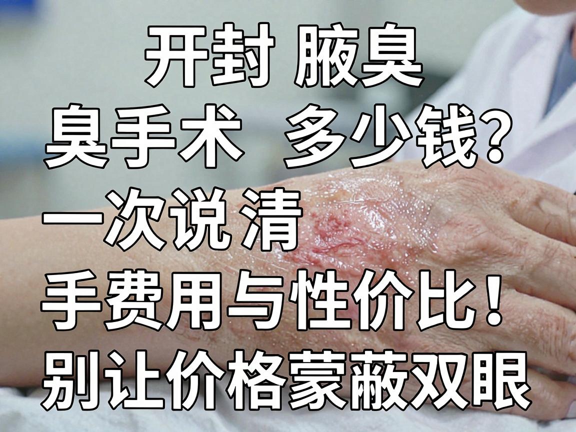 开封治腋臭手术多少钱?一次说清手术费用与性价比,别让价格蒙蔽双眼 开封治腋臭手术多少钱?一次说清手术费用与性价比,别让价格蒙蔽双眼