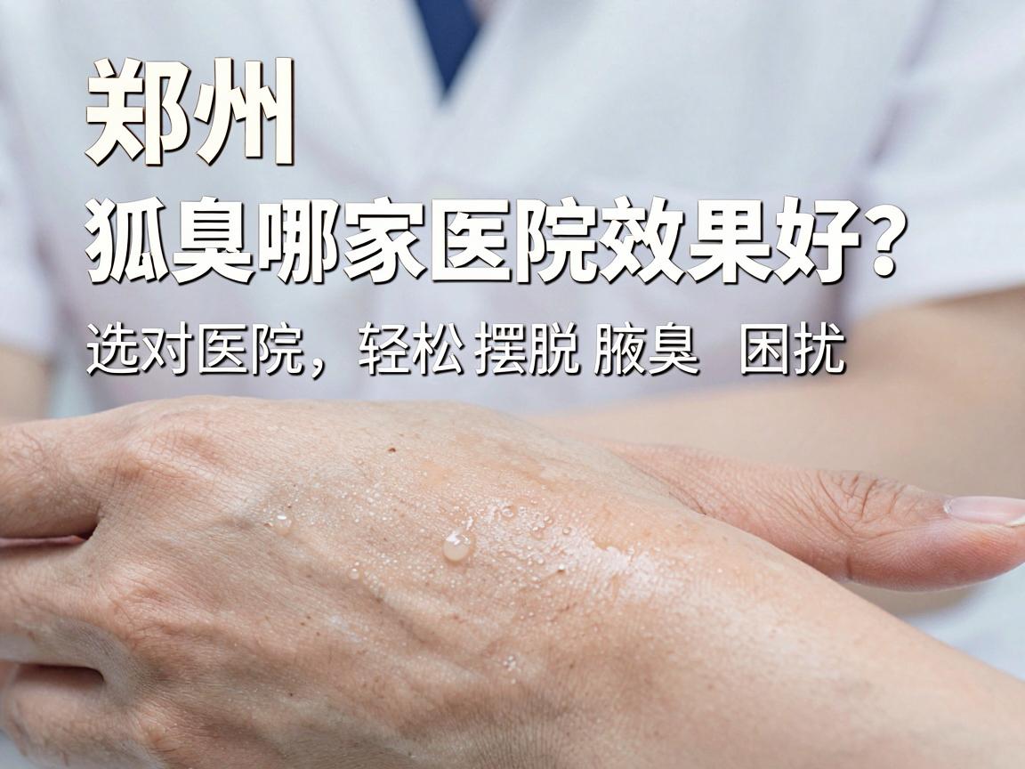 郑州狐臭手术哪家医院效果好?选对医院,轻松摆脱腋臭困扰 郑州狐臭手术哪家医院效果好?选对医院,轻松摆脱腋臭困扰
