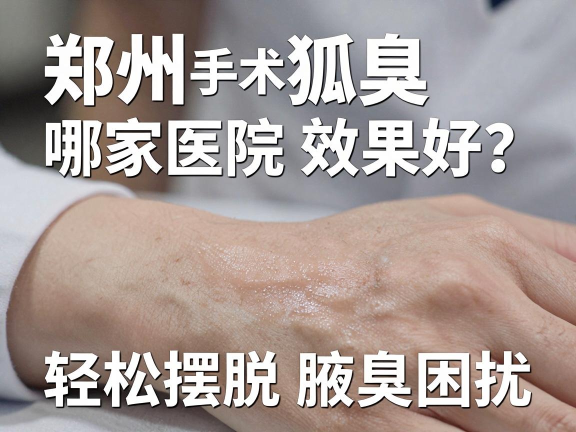 郑州狐臭手术哪家医院效果好?选对医院,轻松摆脱腋臭困扰 郑州狐臭手术哪家医院效果好?选对医院,轻松摆脱腋臭困扰