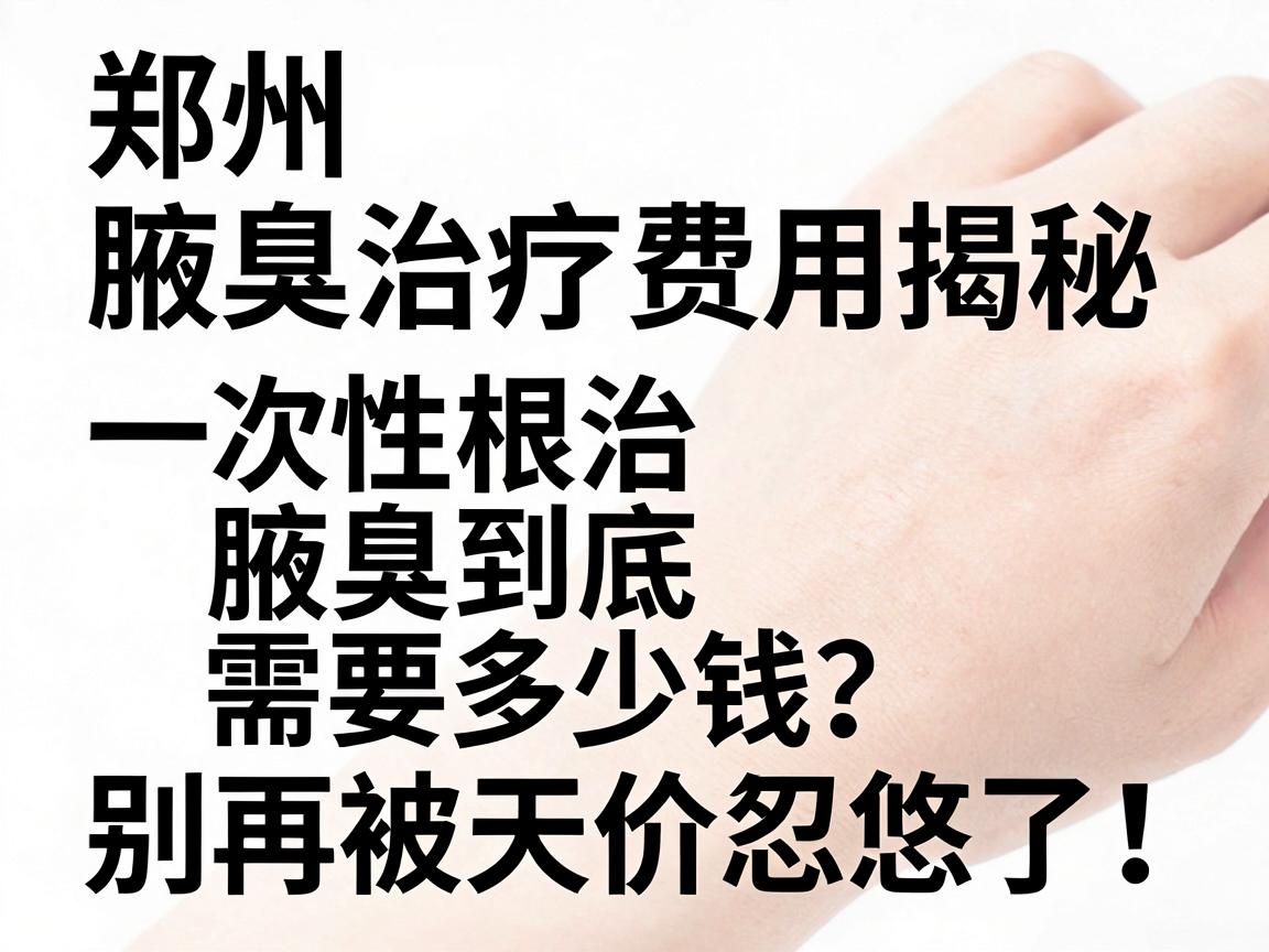郑州腋臭治疗费用揭秘,一次性根治腋臭到底需要多少钱?别再被天价忽悠了! 郑州腋臭治疗费用揭秘,一次性根治腋臭到底需要多少钱?别再被天价忽悠了!