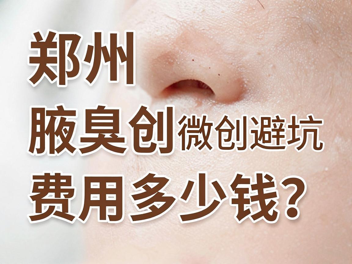 郑州腋臭微创费用多少钱?一文讲清腋臭微创价格与避坑指南 郑州腋臭微创费用多少钱?一文讲清腋臭微创价格与避坑指南